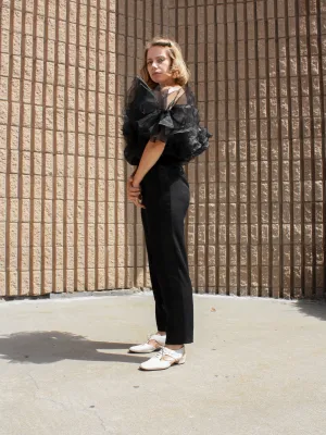 Armani Cropped Tuxedo Pants