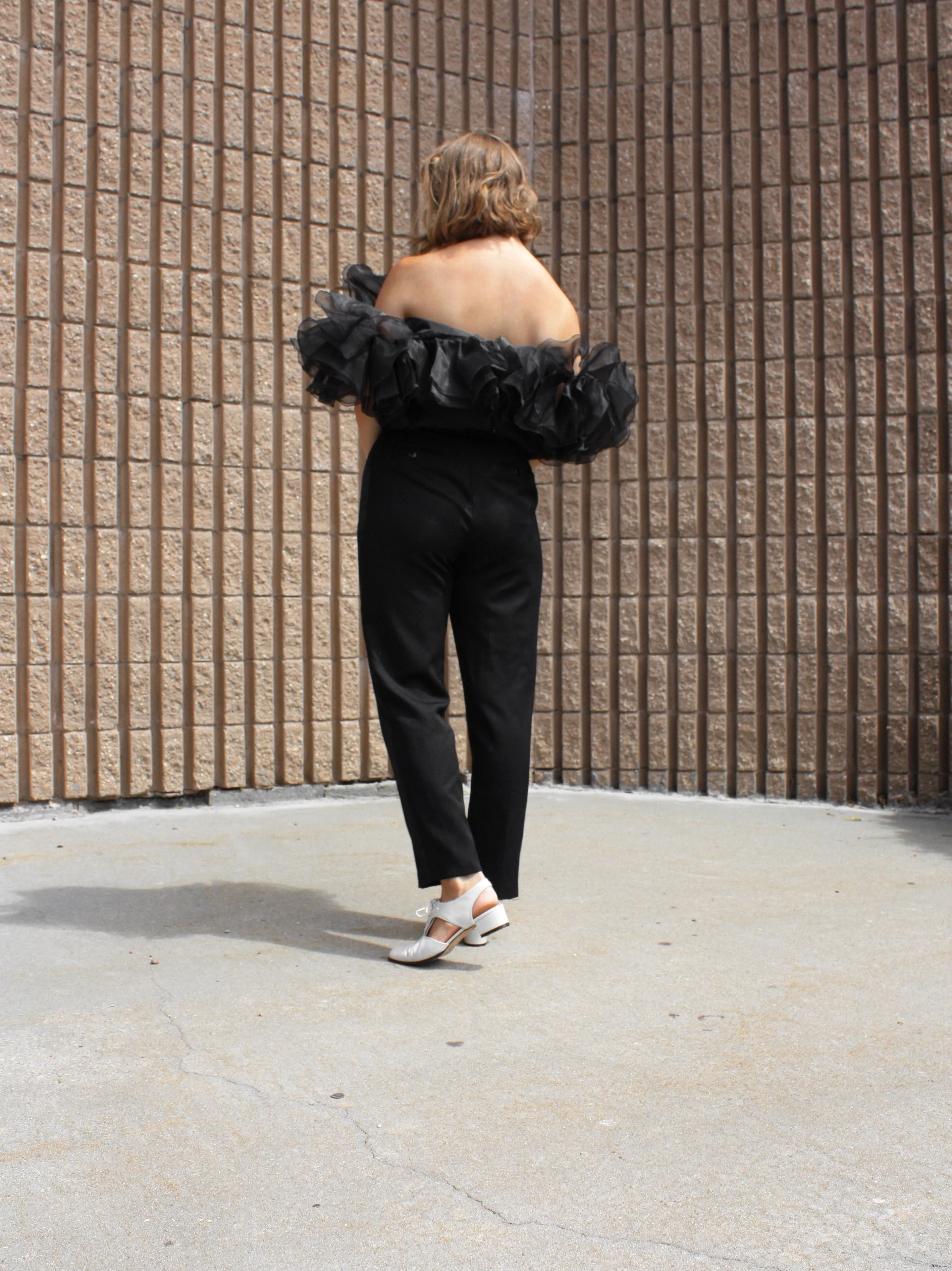 Armani Cropped Tuxedo Pants