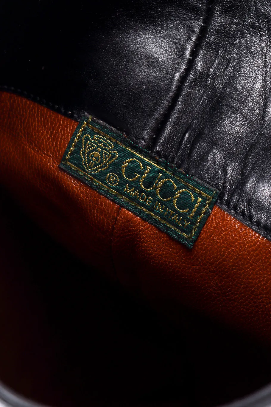 Black Ostrich Leather Riding Boots