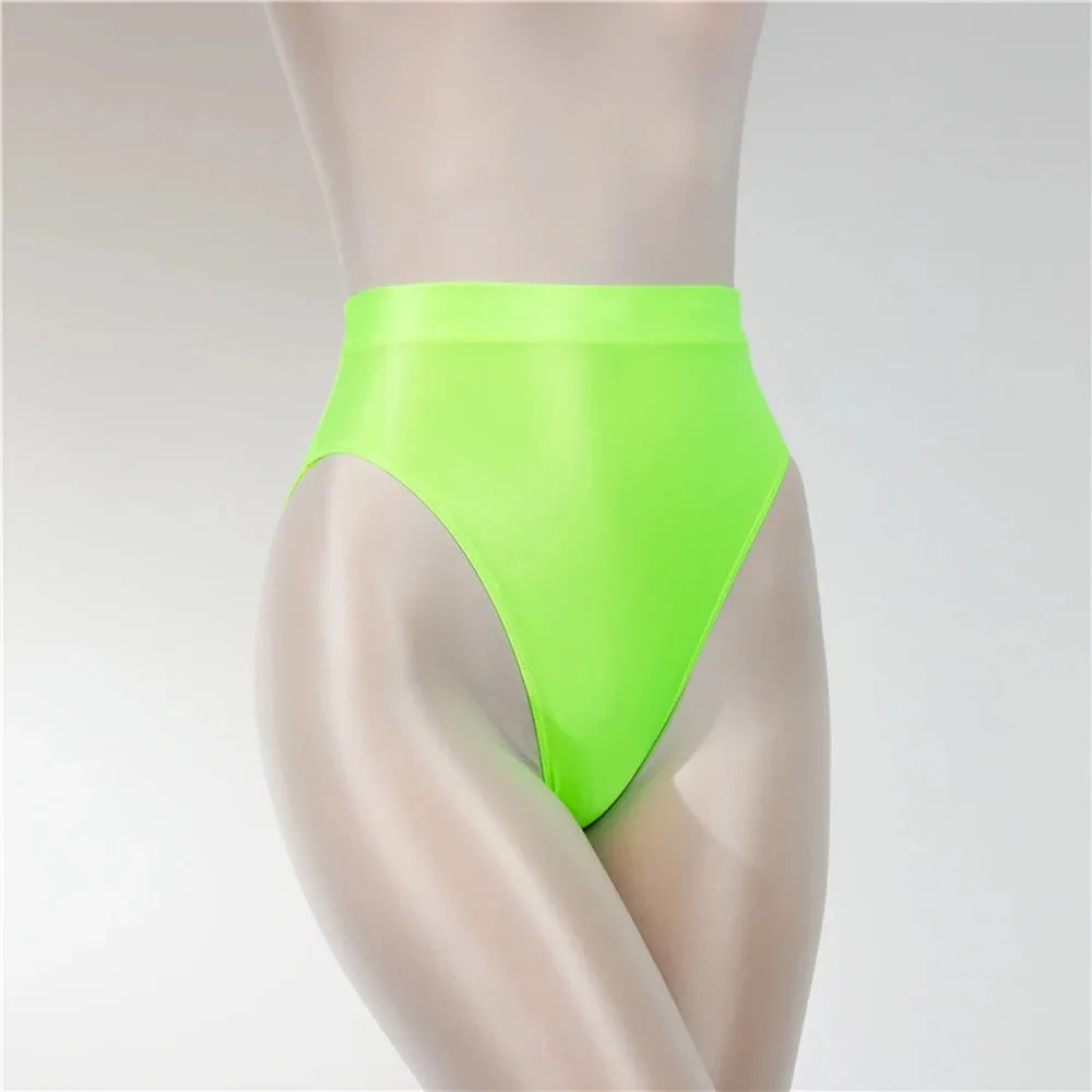 BodiModi LuxeCurve™️ Glossy Shiny High Leg Panties
