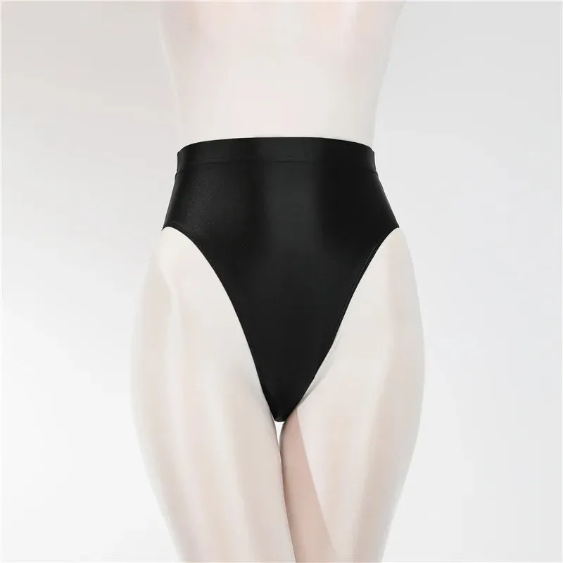 BodiModi LuxeCurve™️ Glossy Shiny High Leg Panties