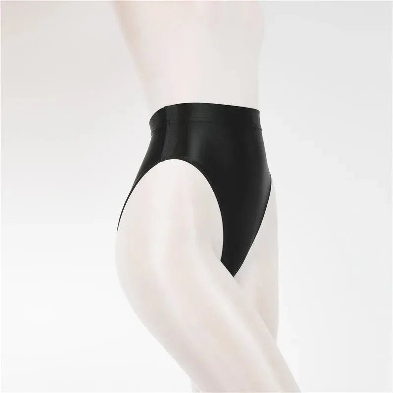 BodiModi LuxeCurve™️ Glossy Shiny High Leg Panties