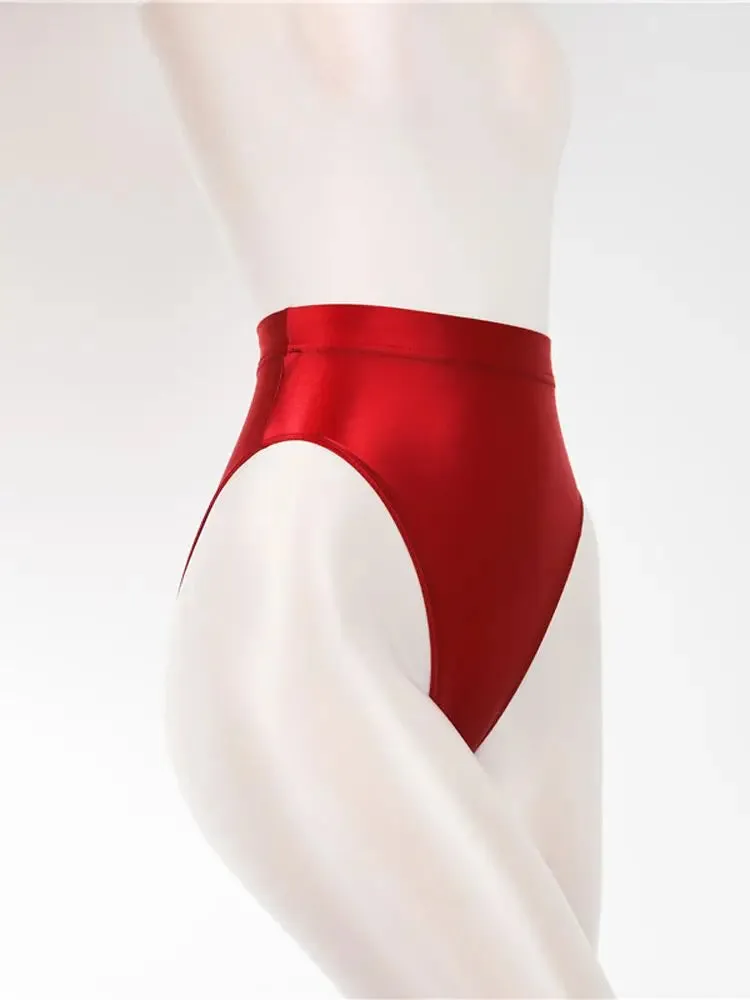 BodiModi LuxeCurve™️ Glossy Shiny High Leg Panties