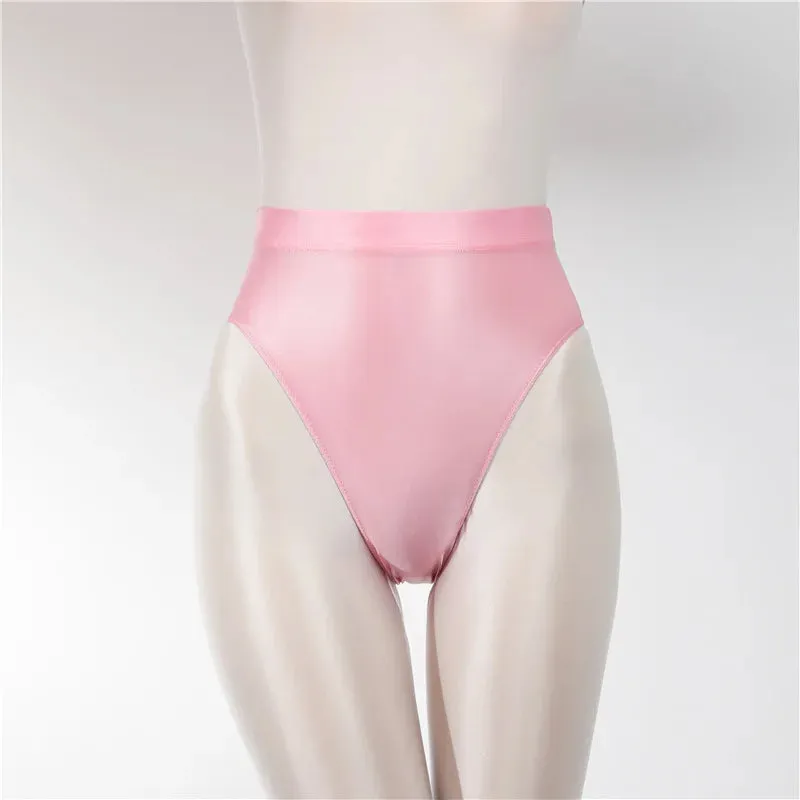 BodiModi LuxeCurve™️ Glossy Shiny High Leg Panties