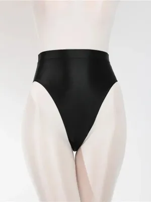 BodiModi LuxeCurve™️ Glossy Shiny High Leg Panties