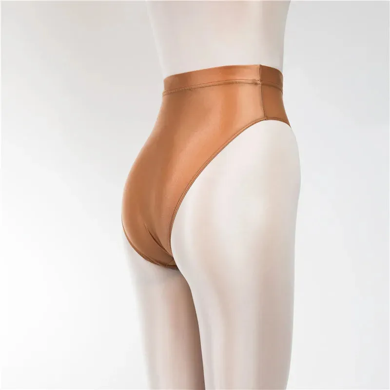 BodiModi LuxeCurve™️ Glossy Shiny High Leg Panties