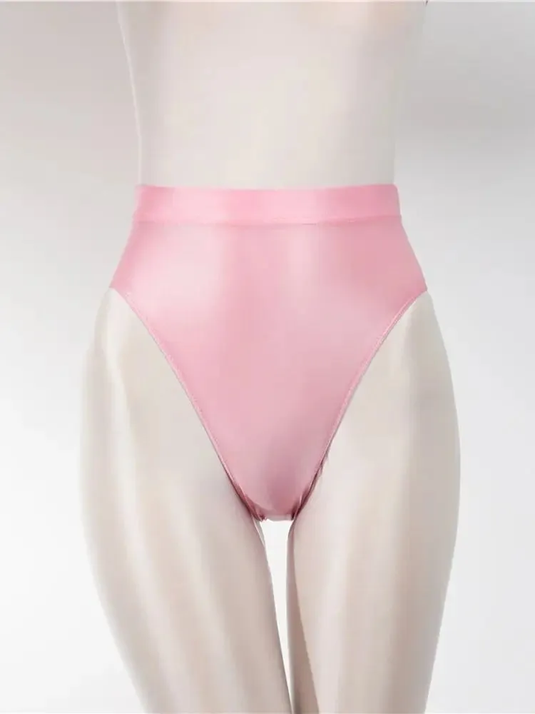 BodiModi LuxeCurve™️ Glossy Shiny High Leg Panties