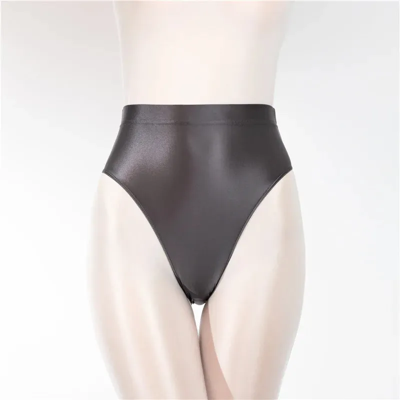 BodiModi LuxeCurve™️ Glossy Shiny High Leg Panties