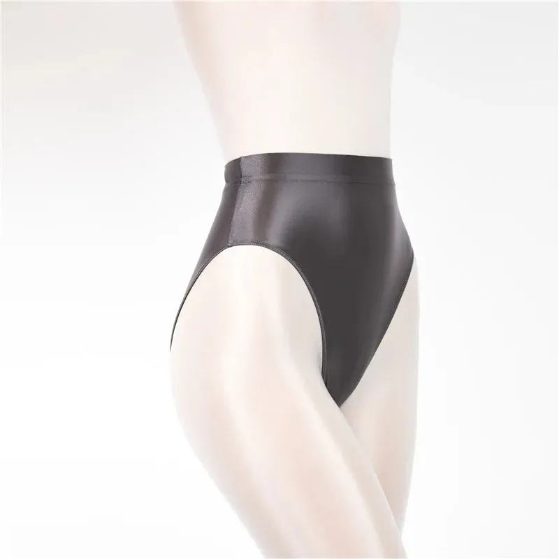 BodiModi LuxeCurve™️ Glossy Shiny High Leg Panties