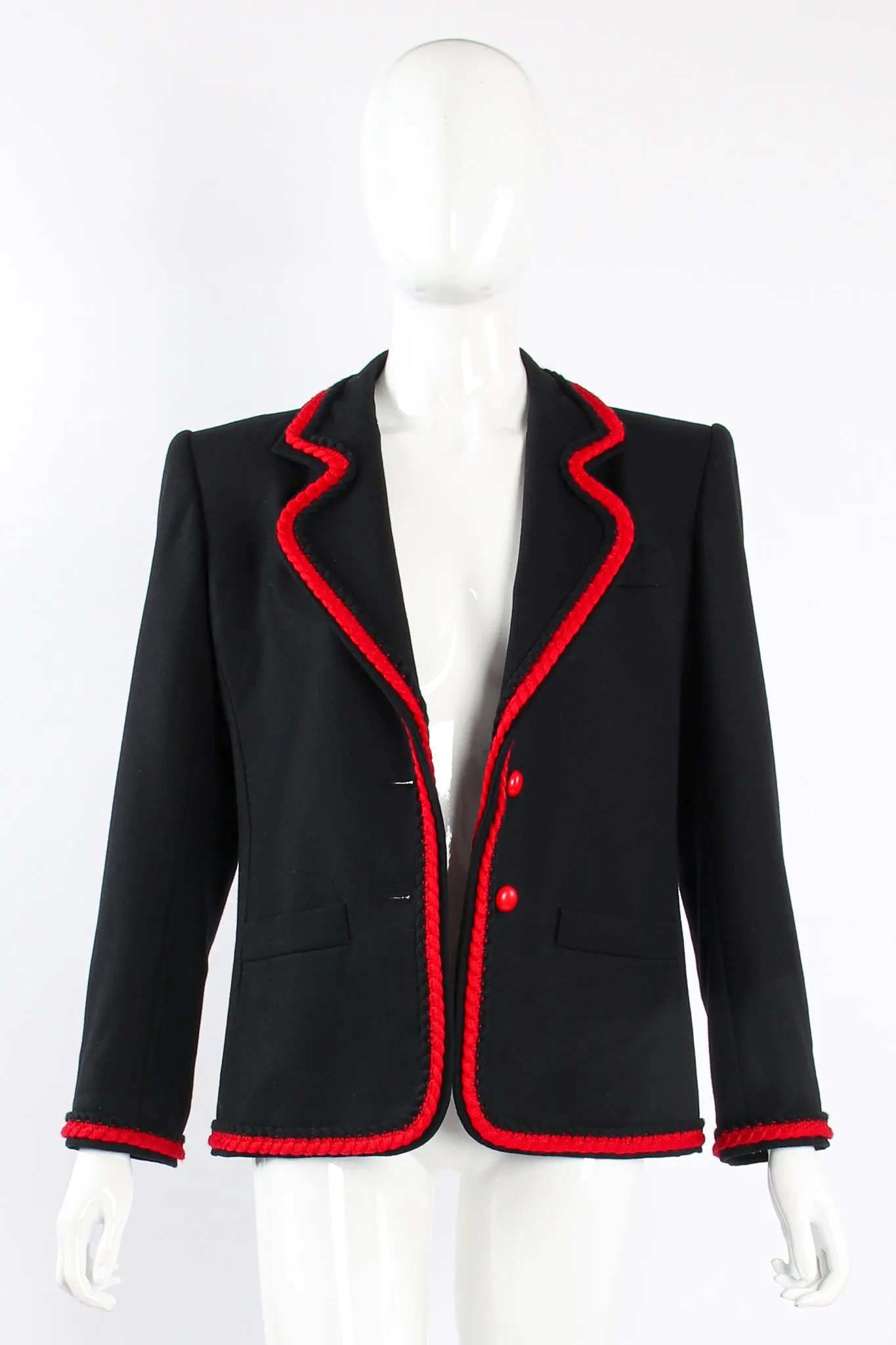 Braided Yarn Tipped Blazer