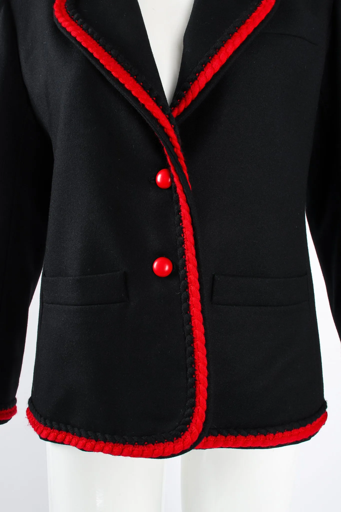Braided Yarn Tipped Blazer