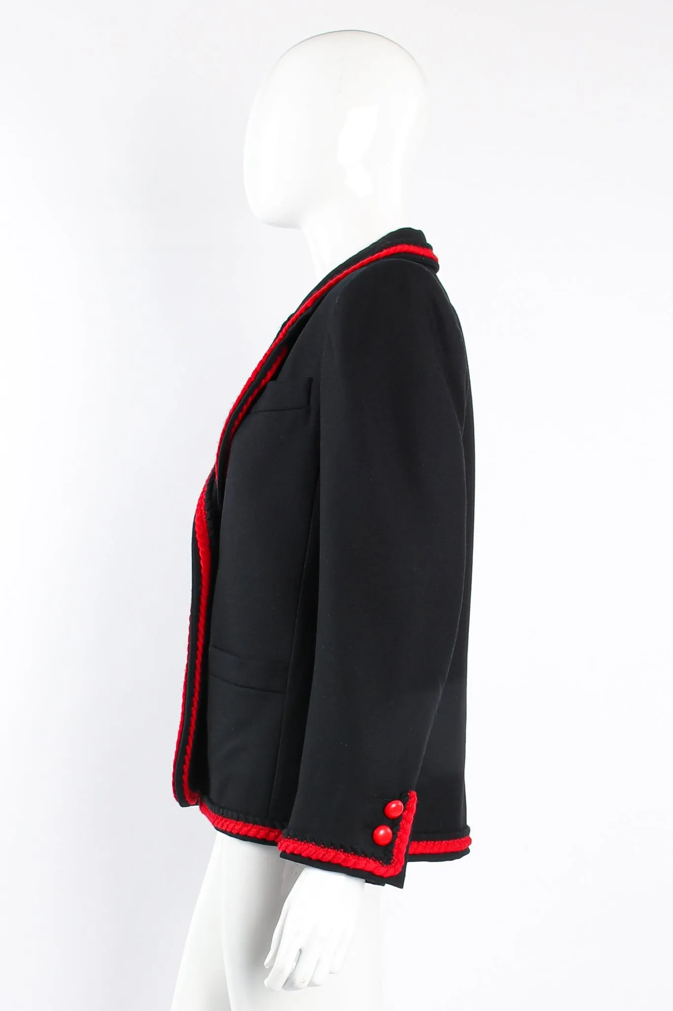 Braided Yarn Tipped Blazer