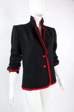 Braided Yarn Tipped Blazer