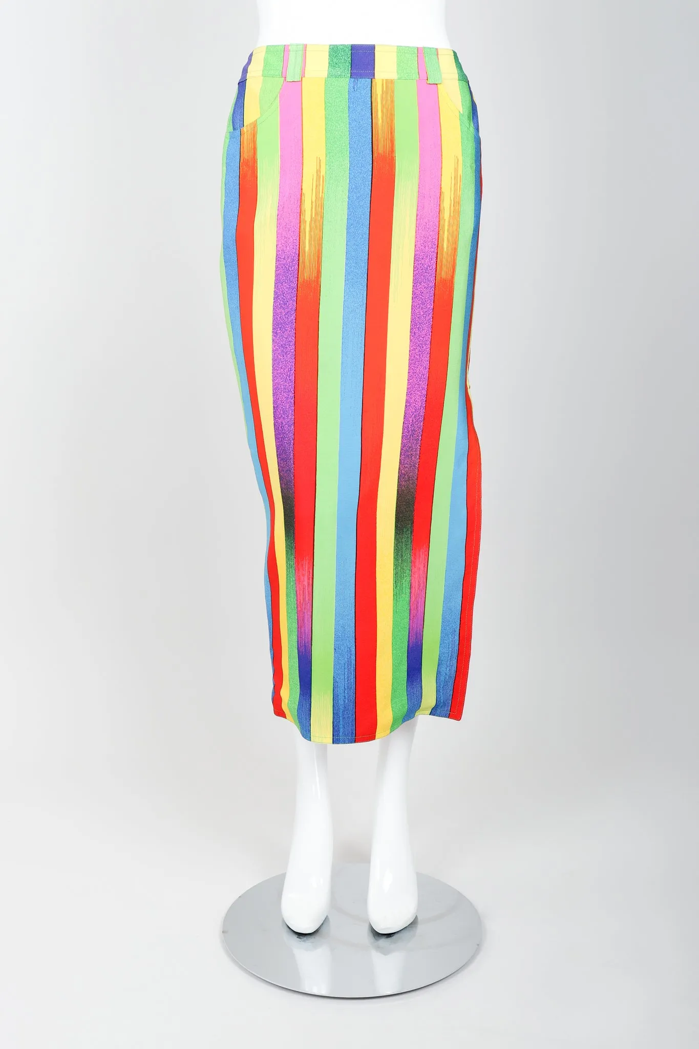 Carnival Stripe Vest & Skirt Set