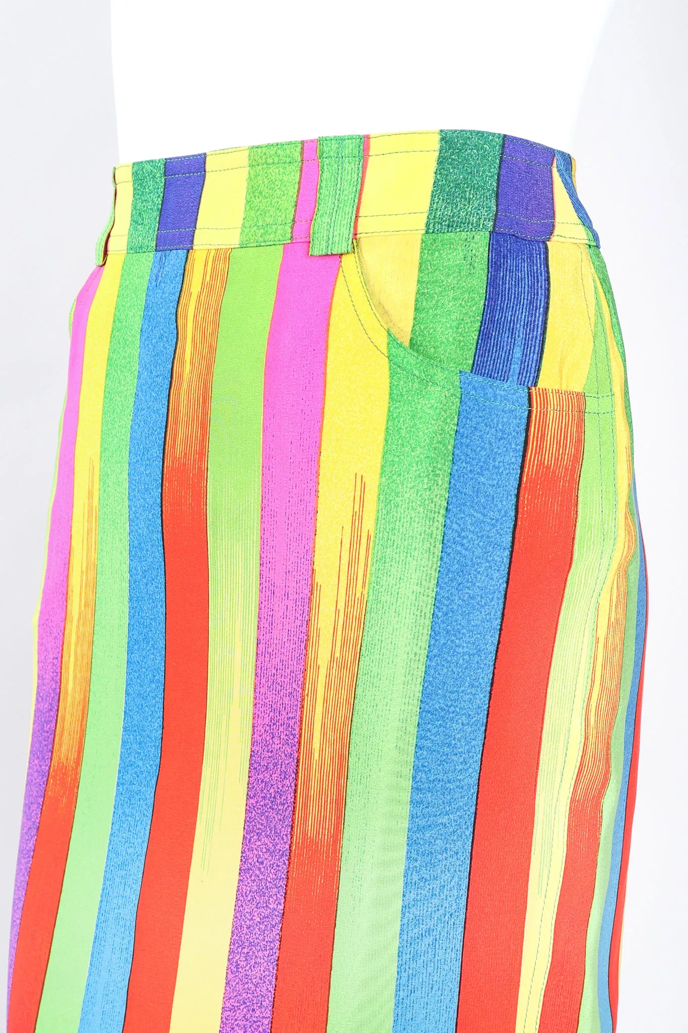 Carnival Stripe Vest & Skirt Set