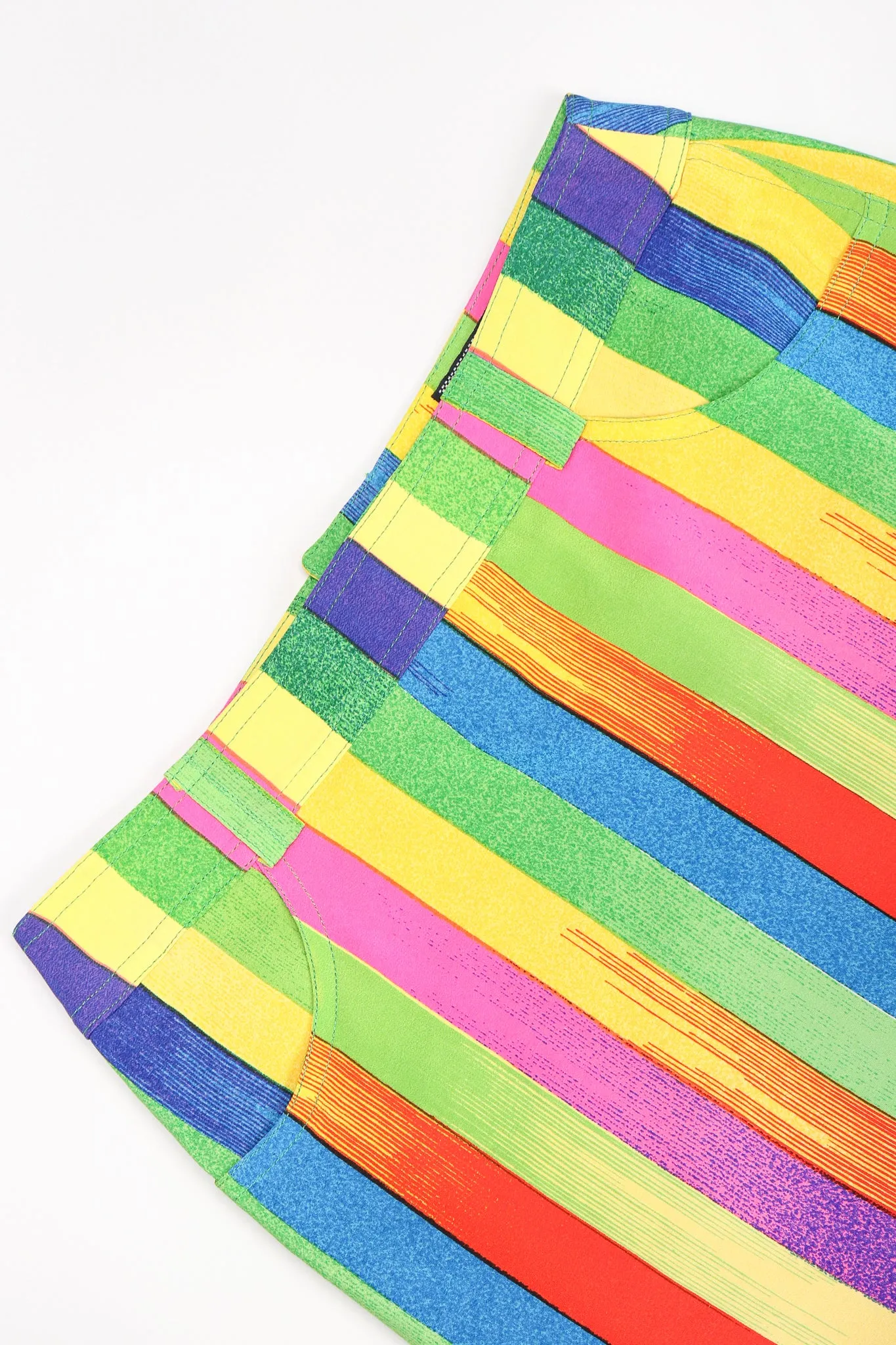 Carnival Stripe Vest & Skirt Set