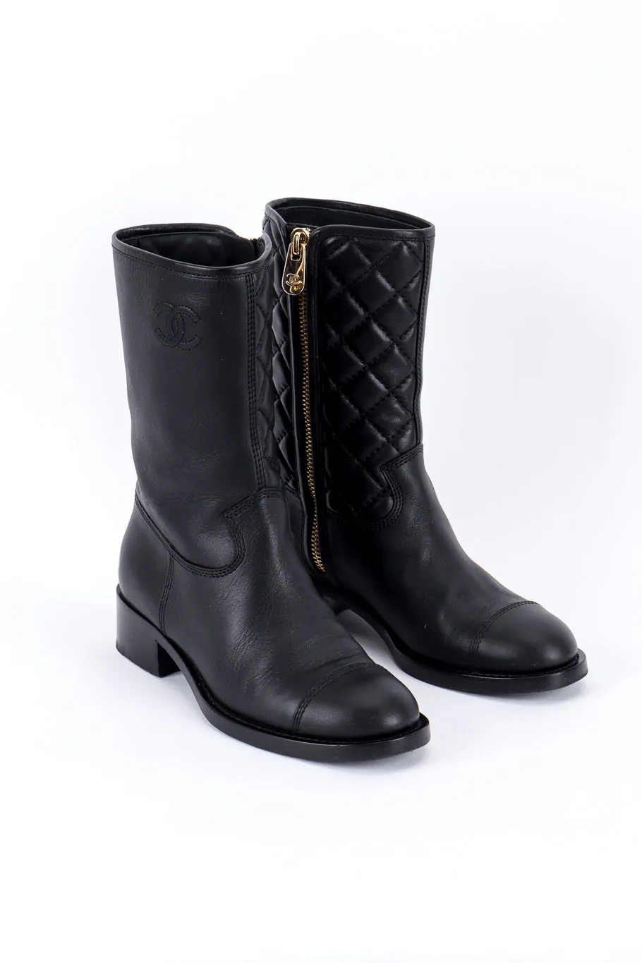 CC Quilted Mid-Calf Boots