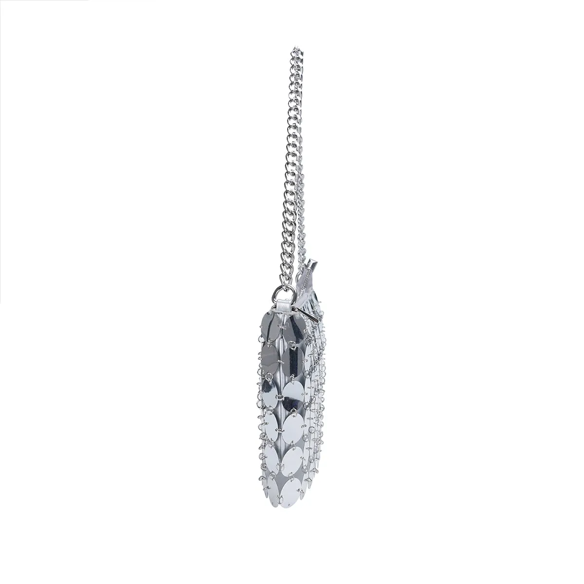 Chain Silver Sequins Handbag