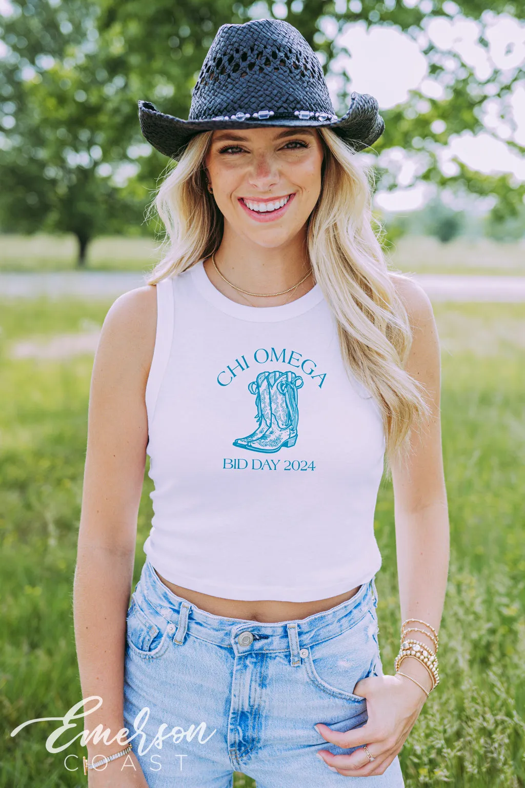 Chi Omega Coastal Cowgirl Bid Day