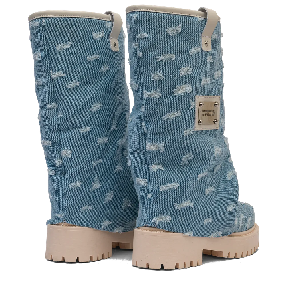 CHUNKY – Denim Boots Denim