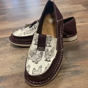 CL10044533- Ariat Womens Cruiser- Wine/Hen House
