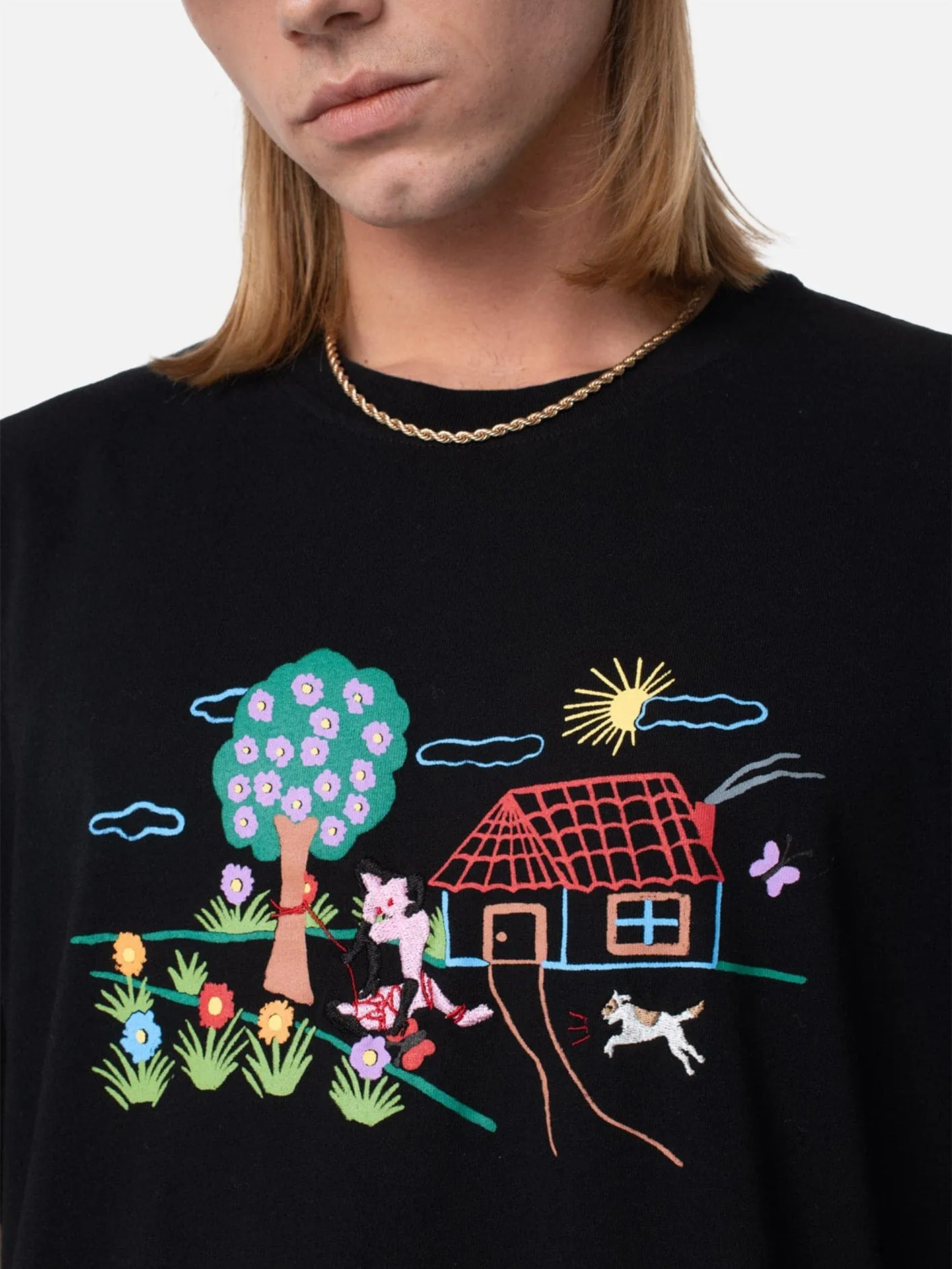 Coloring Boots T-Shirt - Black