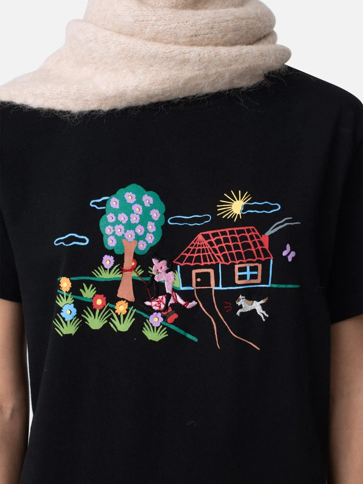 Coloring Boots T-Shirt - Black