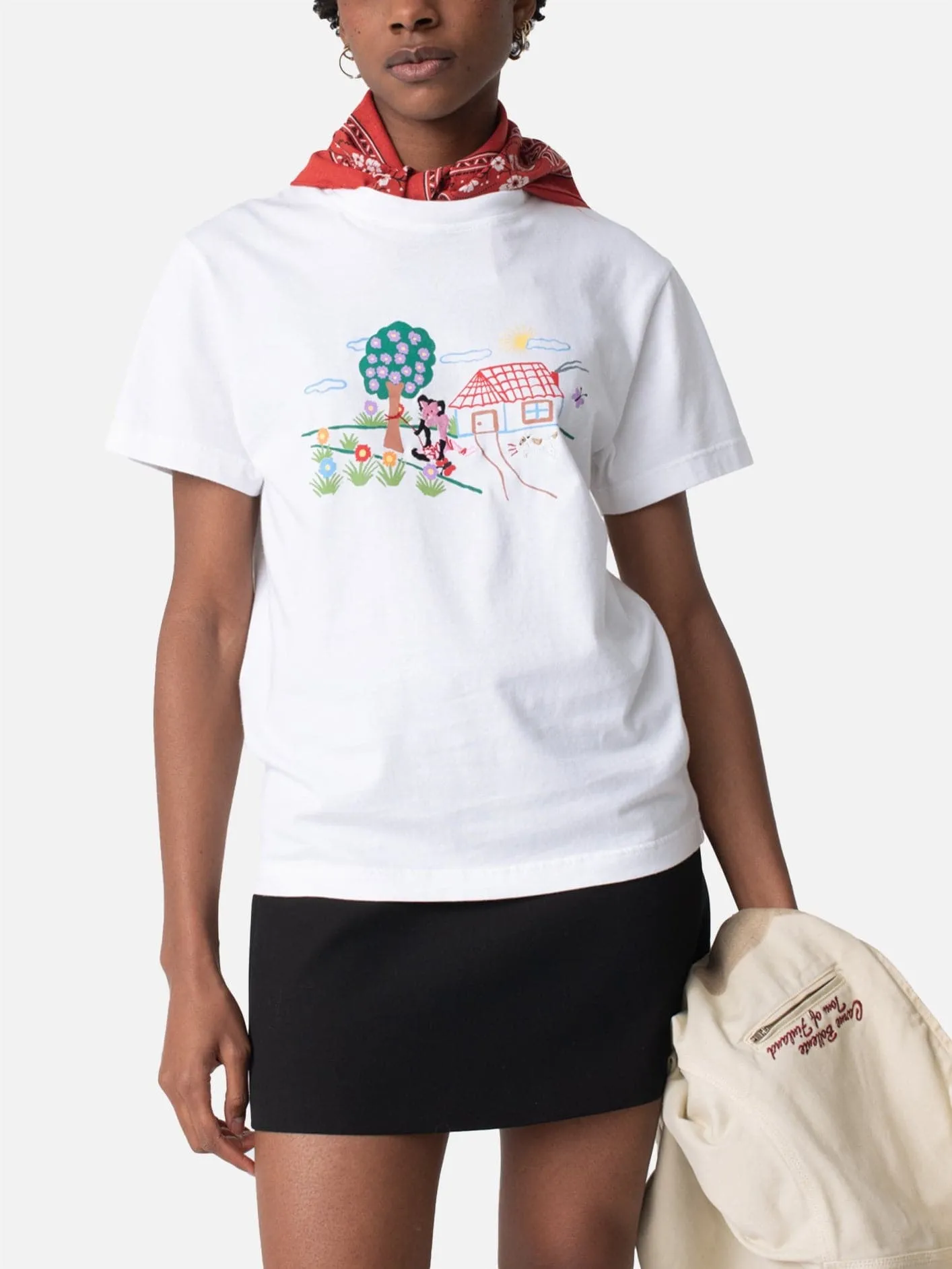 Coloring Boots T-Shirt - White
