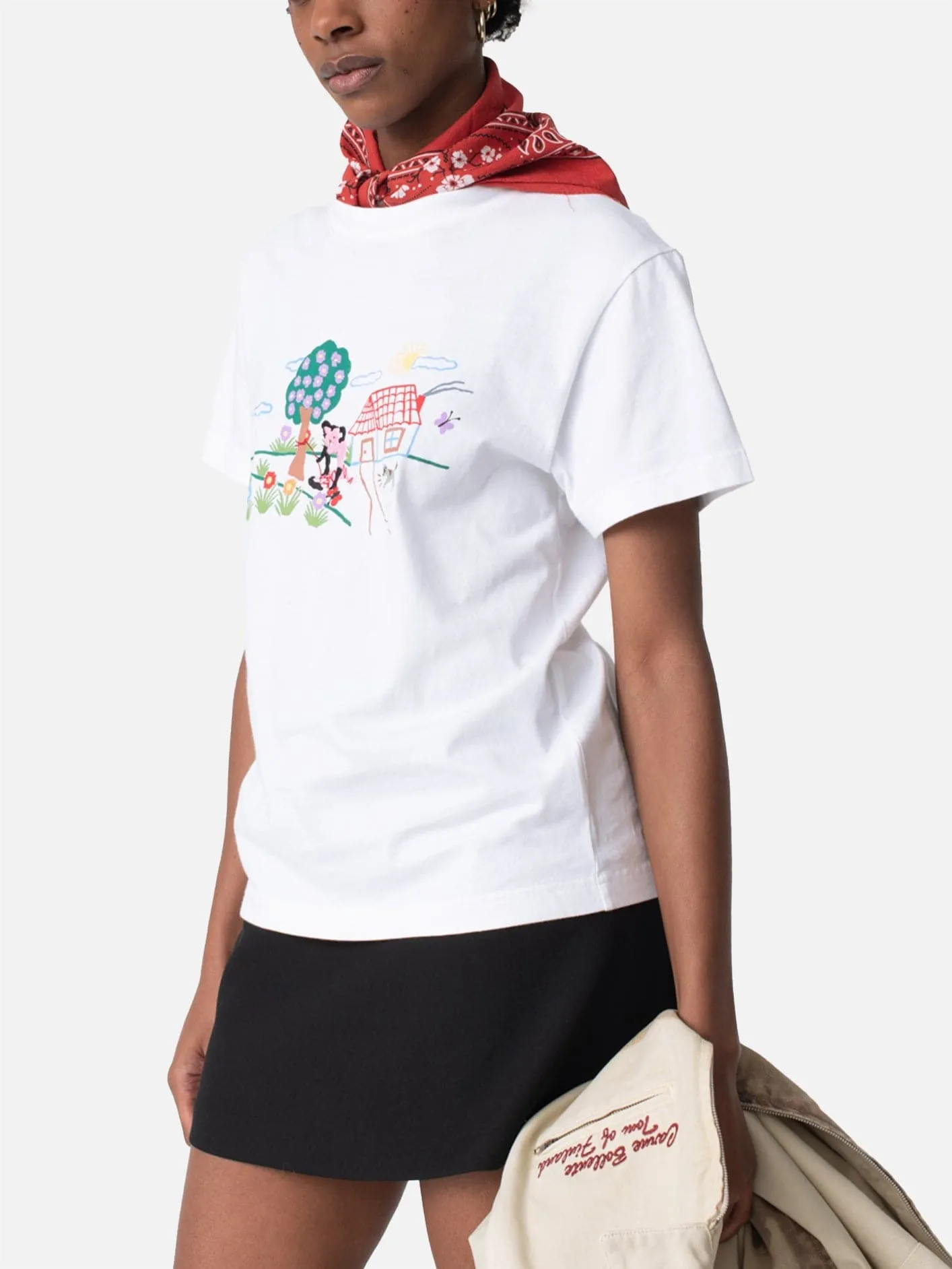 Coloring Boots T-Shirt - White
