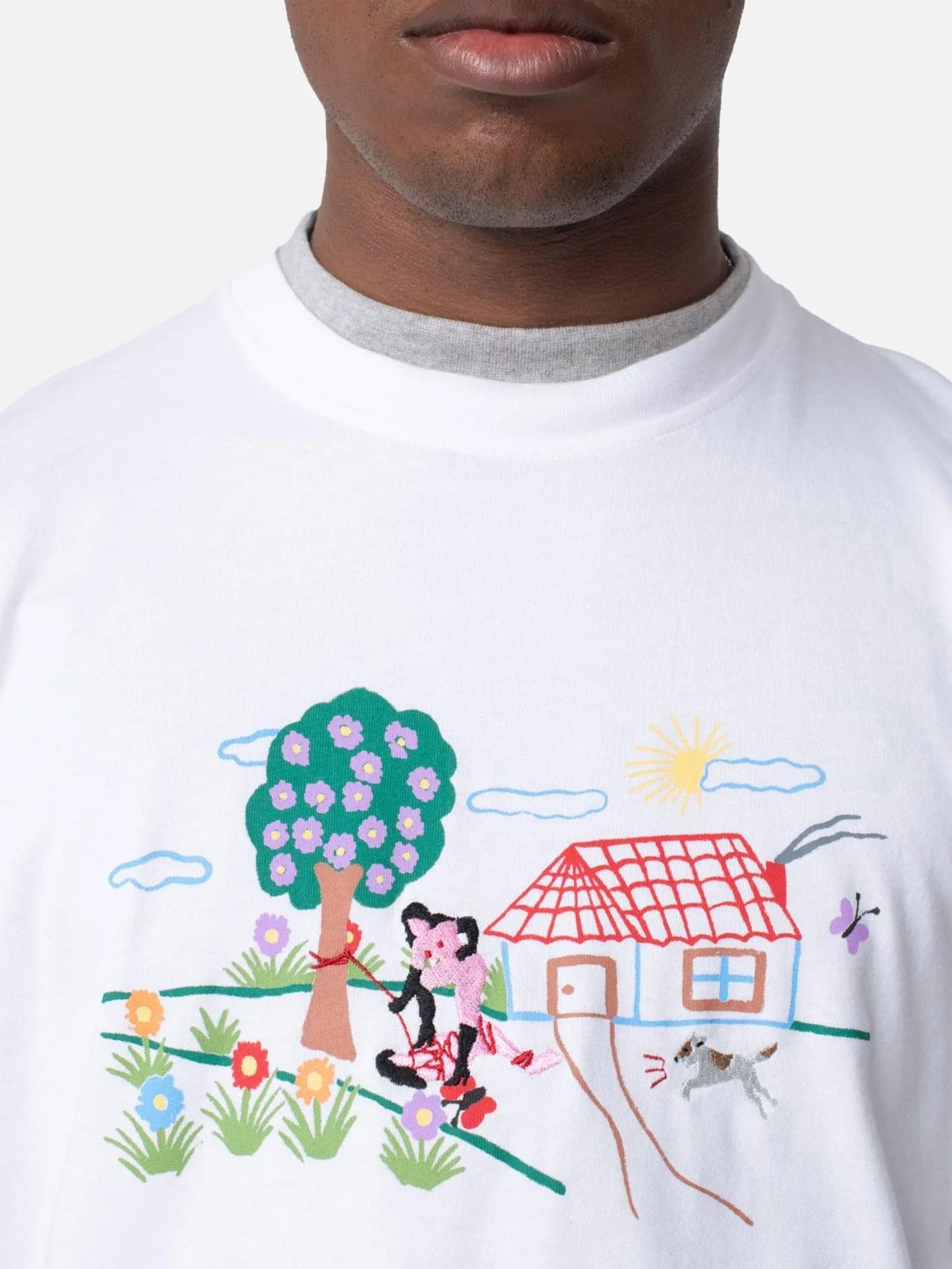 Coloring Boots T-Shirt - White