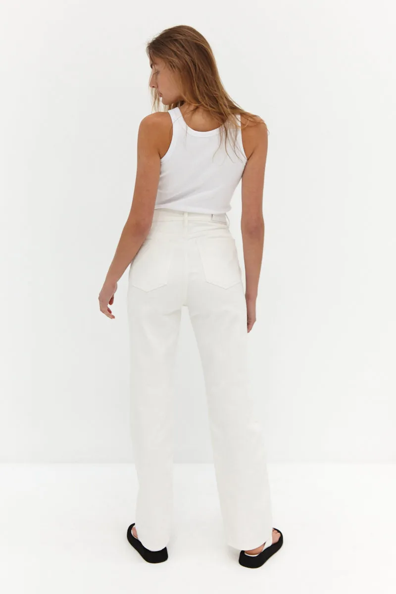 CORE Straight Leg Jeans - White