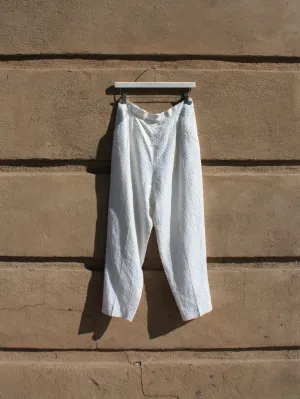 Courreges Polka Dot Linen Pants