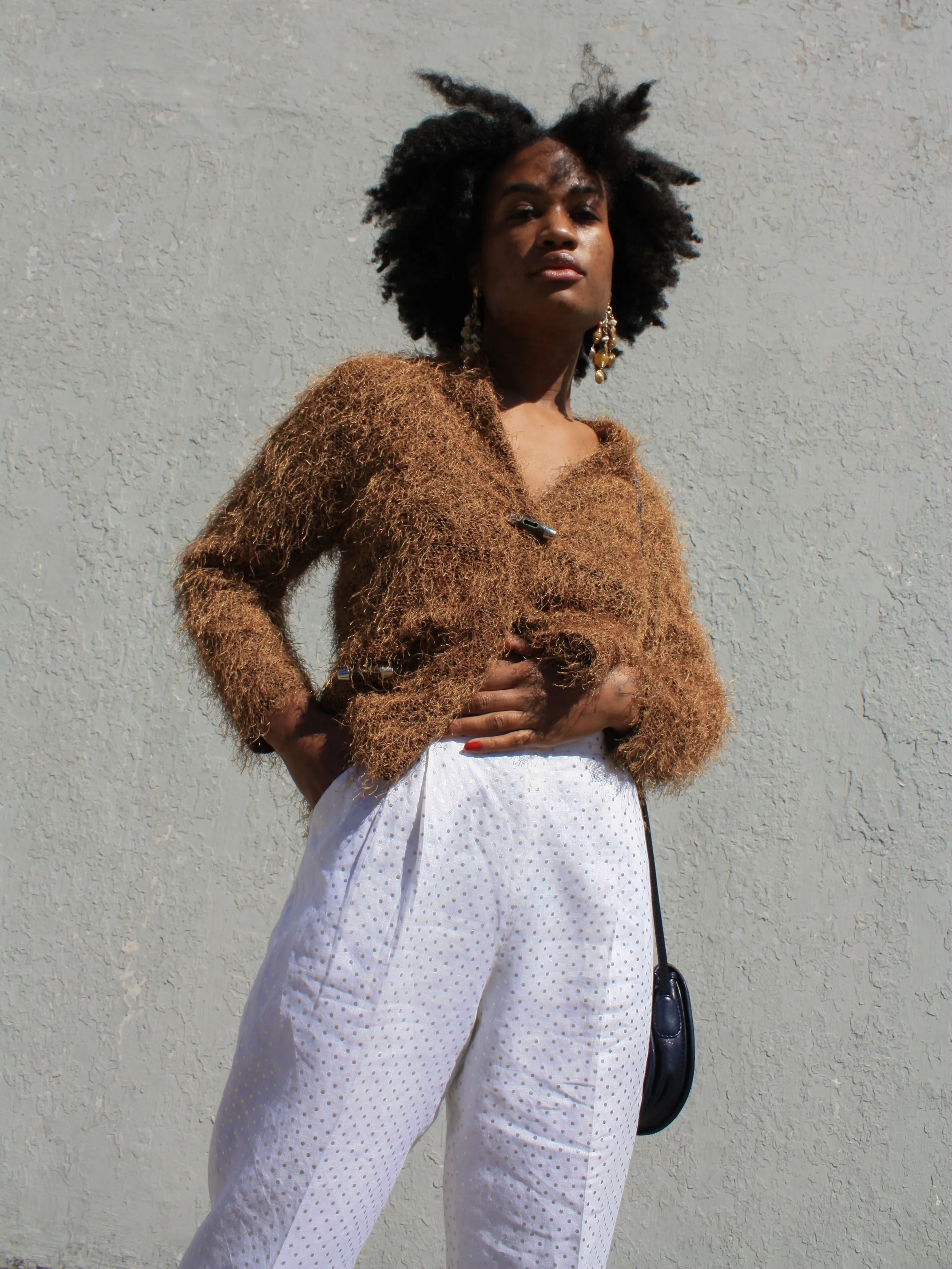 Courreges Polka Dot Linen Pants