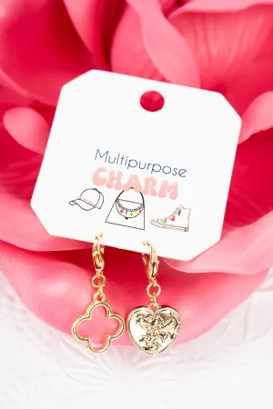 Cupid Heart & Quatrefoil 2 Piece Set