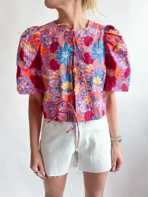 Danna Crop Floral Top