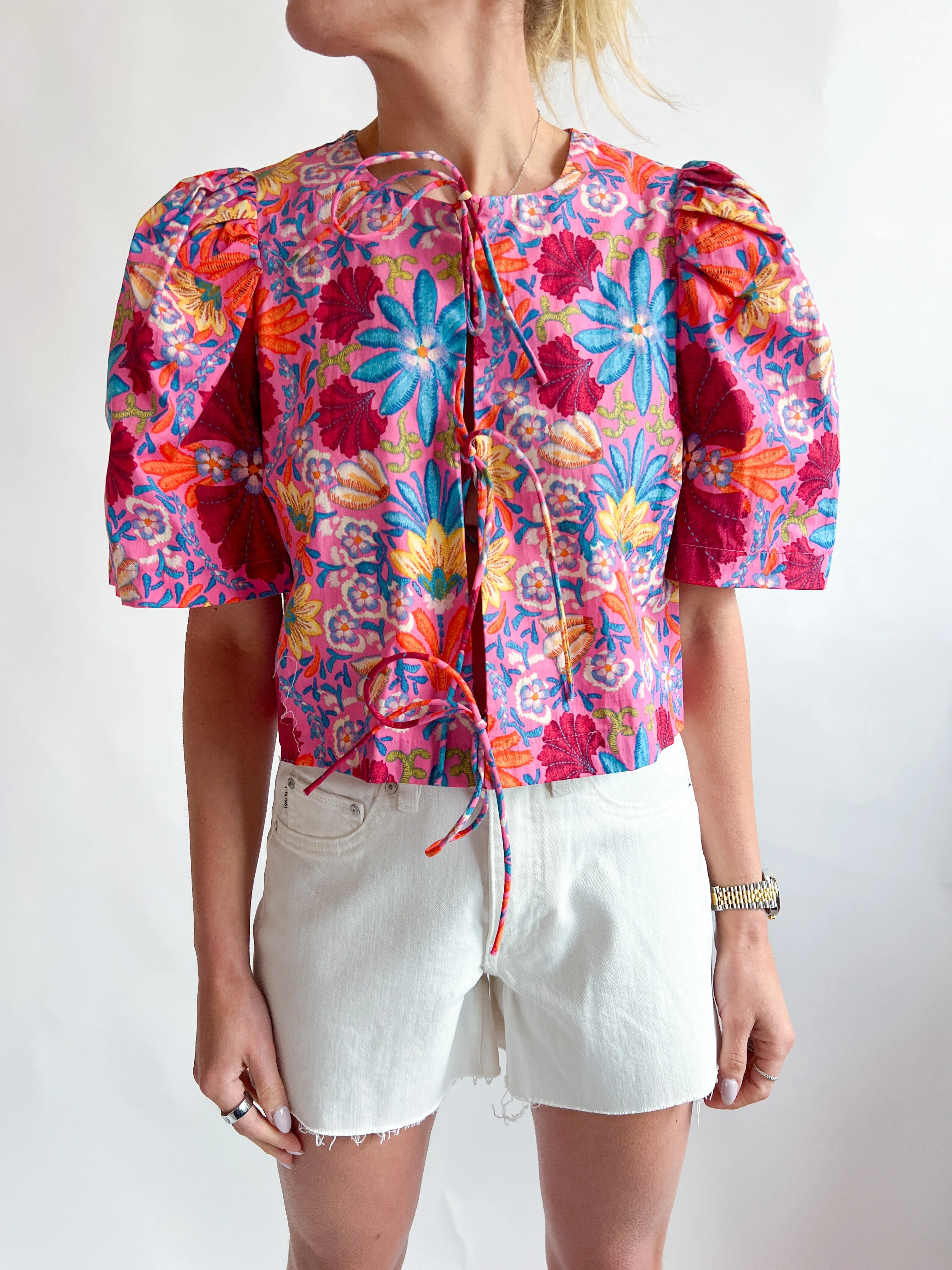 Danna Crop Floral Top