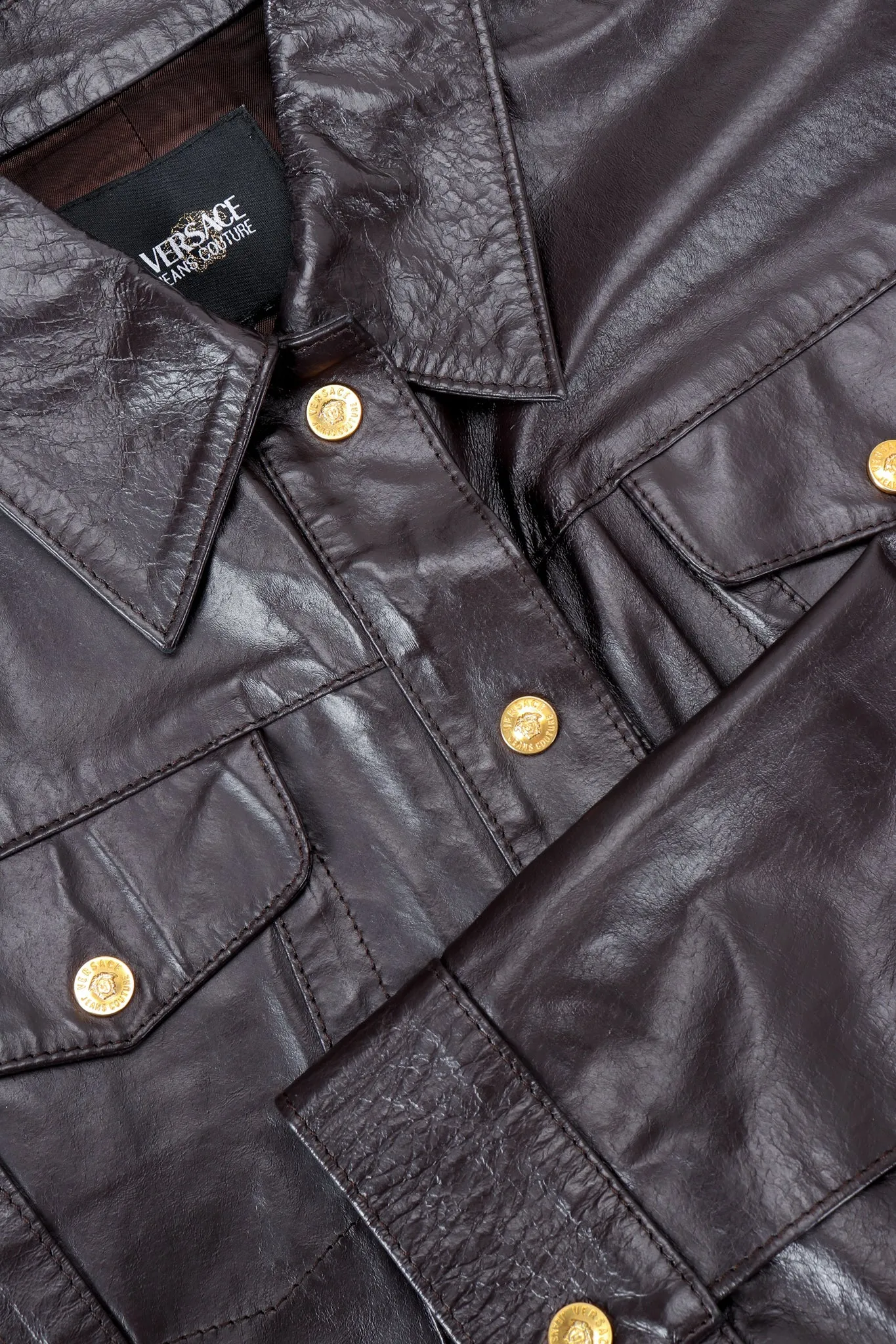 Dark Chocolate Leather Jacket
