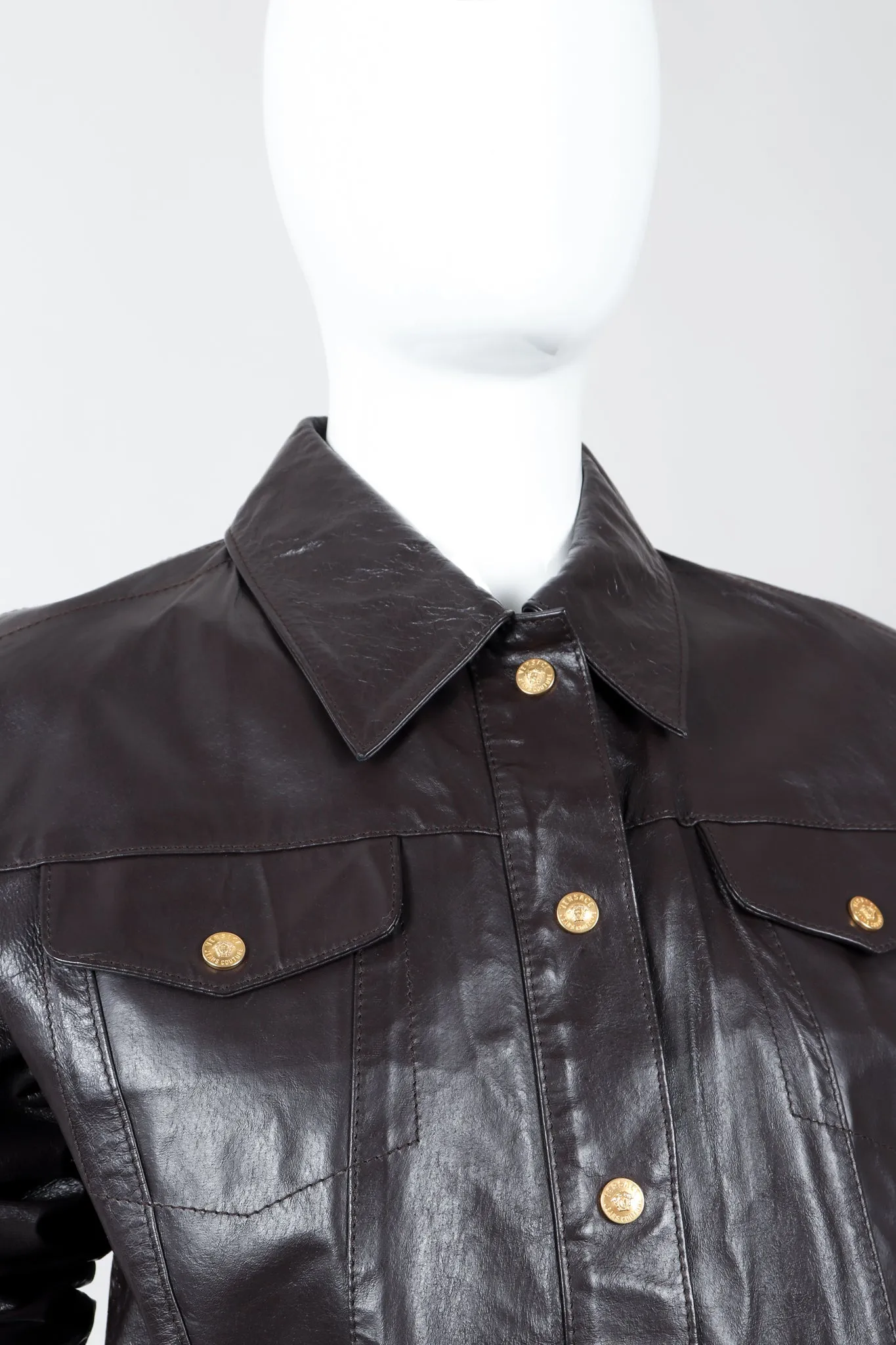 Dark Chocolate Leather Jacket