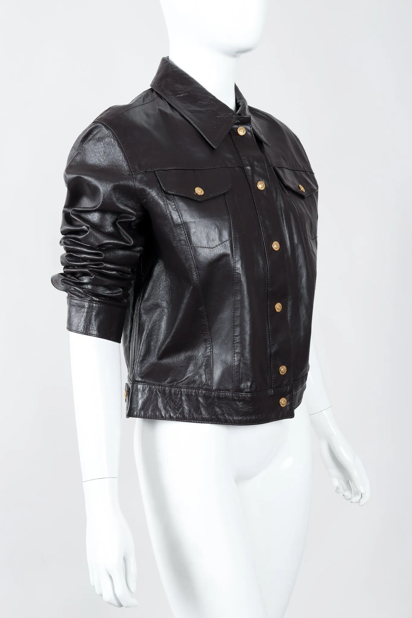 Dark Chocolate Leather Jacket