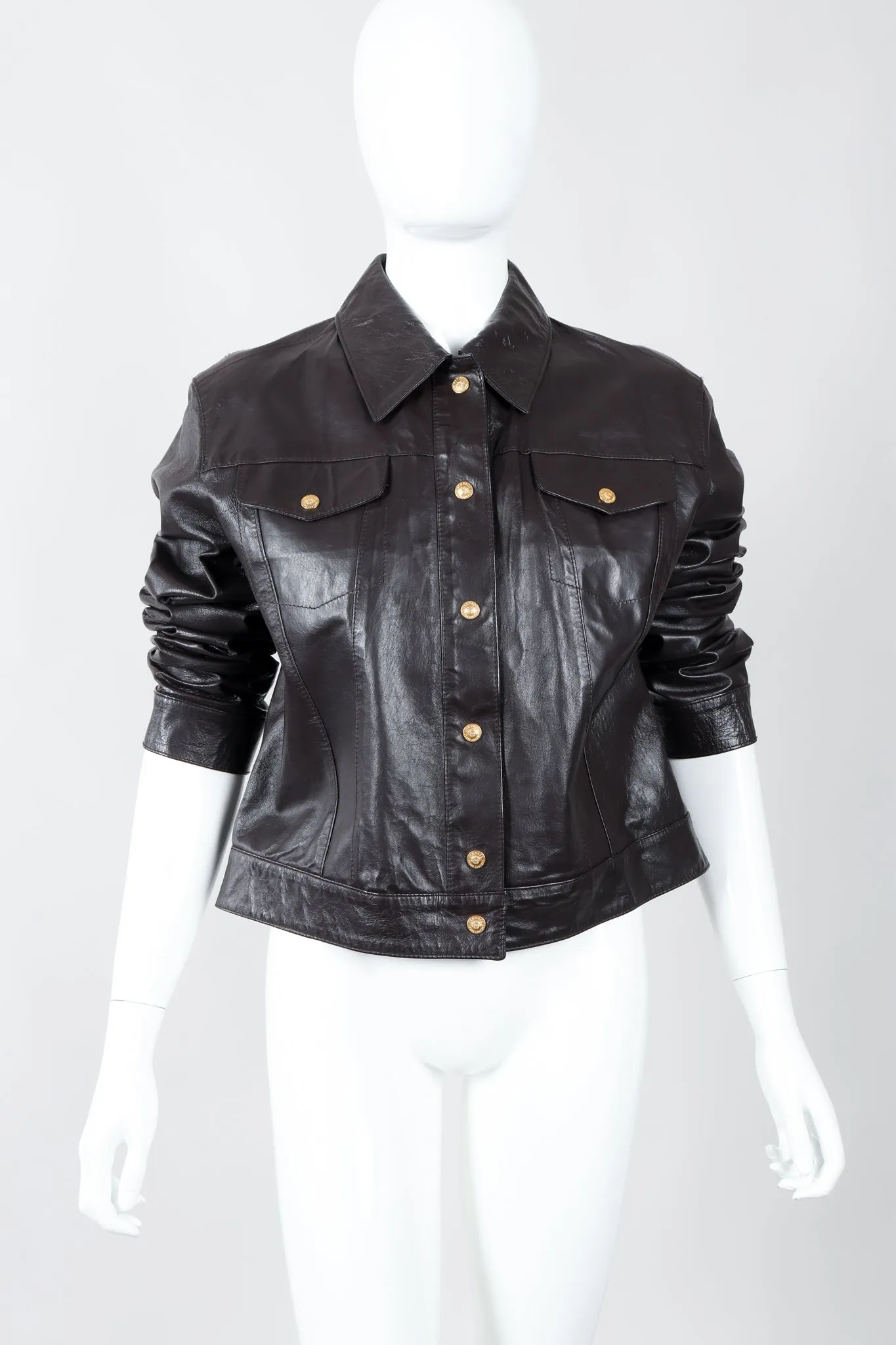 Dark Chocolate Leather Jacket
