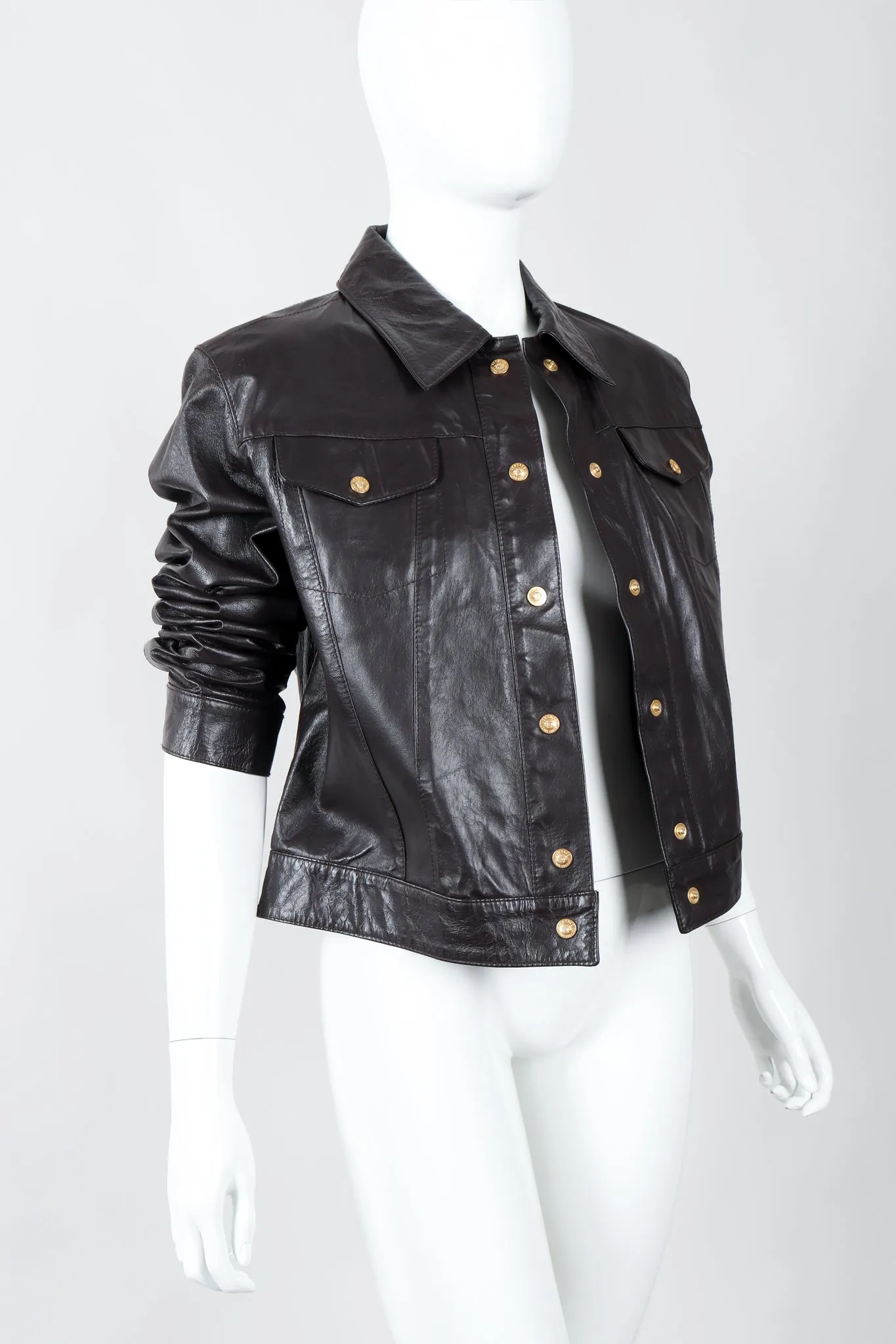 Dark Chocolate Leather Jacket
