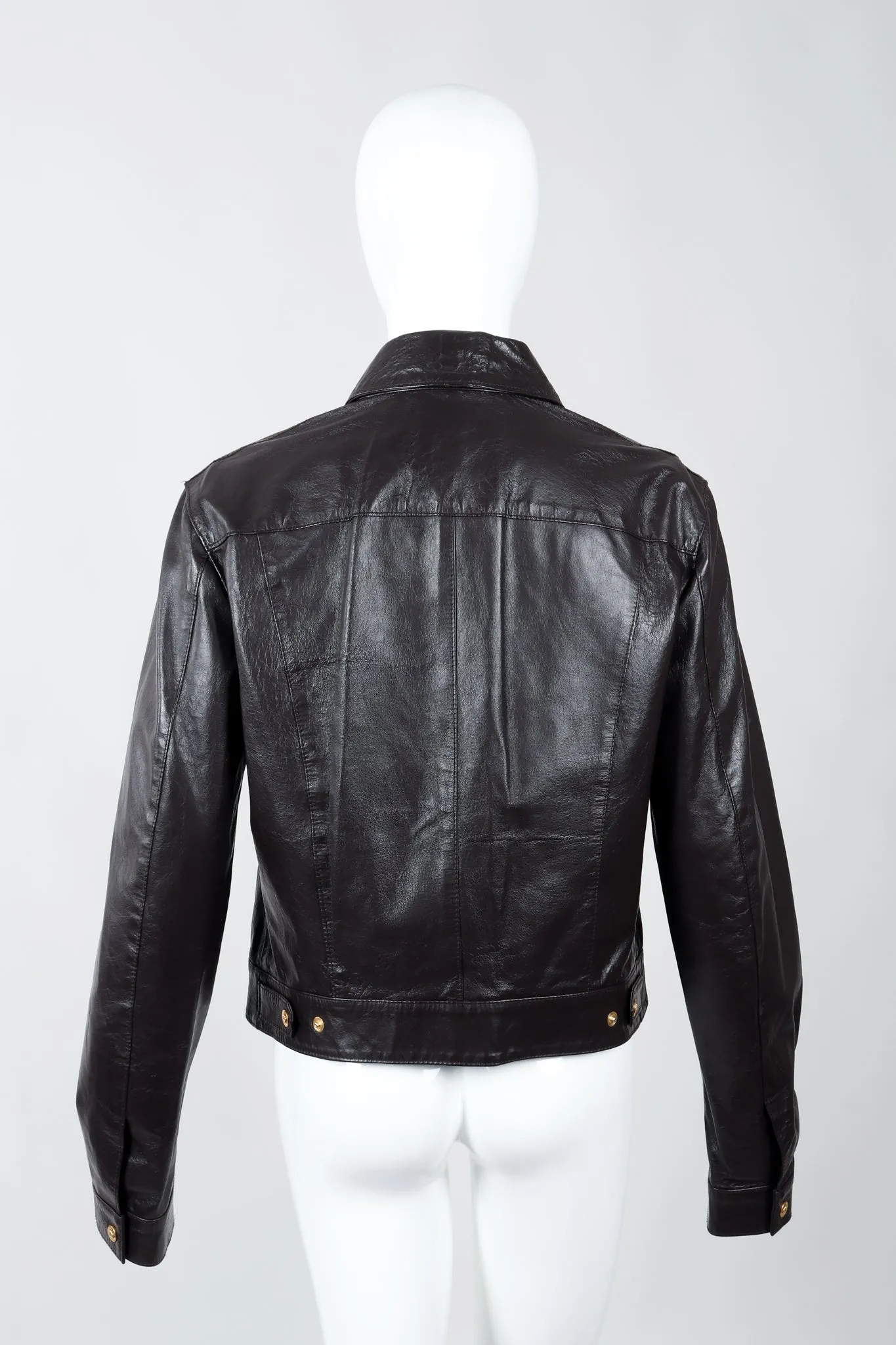 Dark Chocolate Leather Jacket