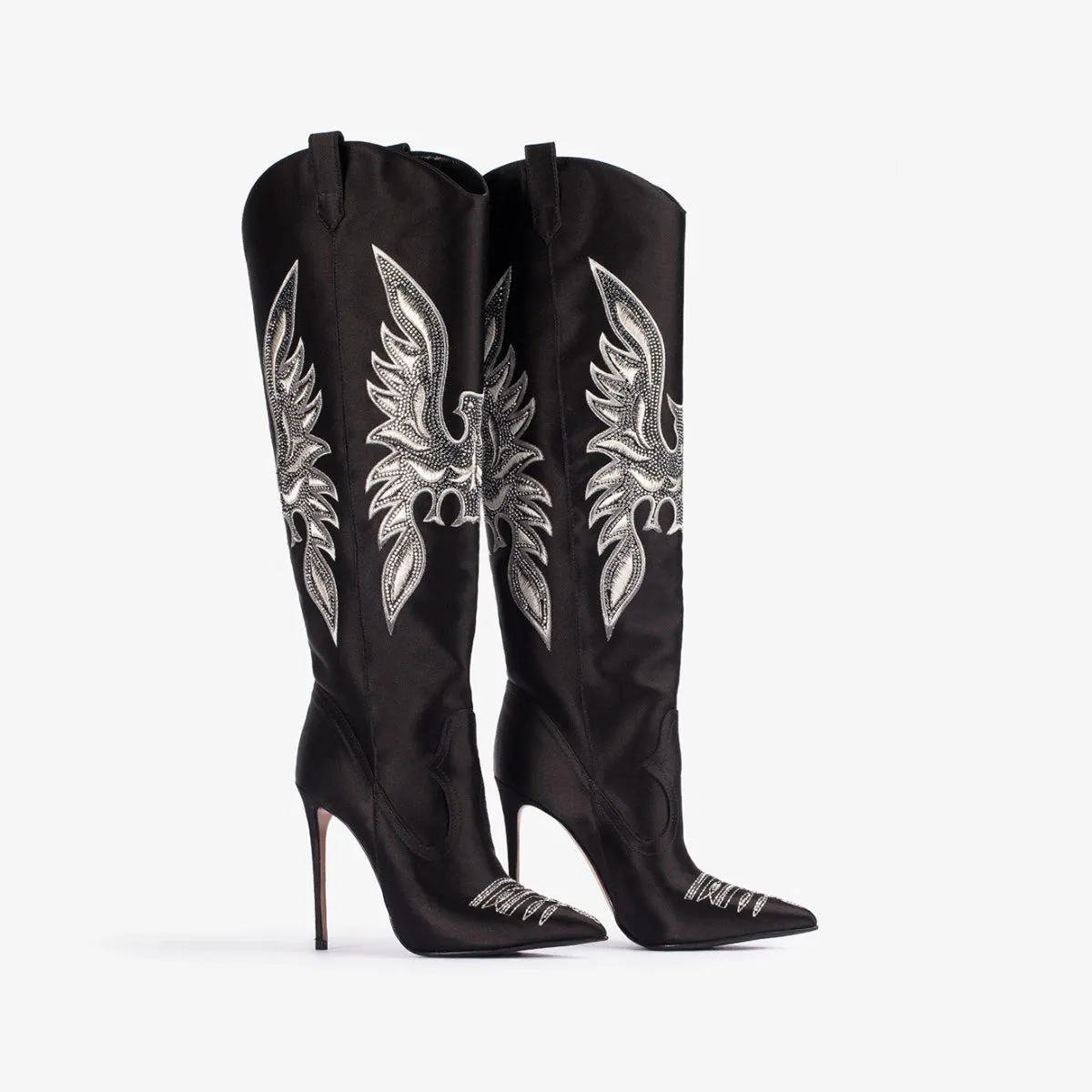 Denim Slim Fit High Heels