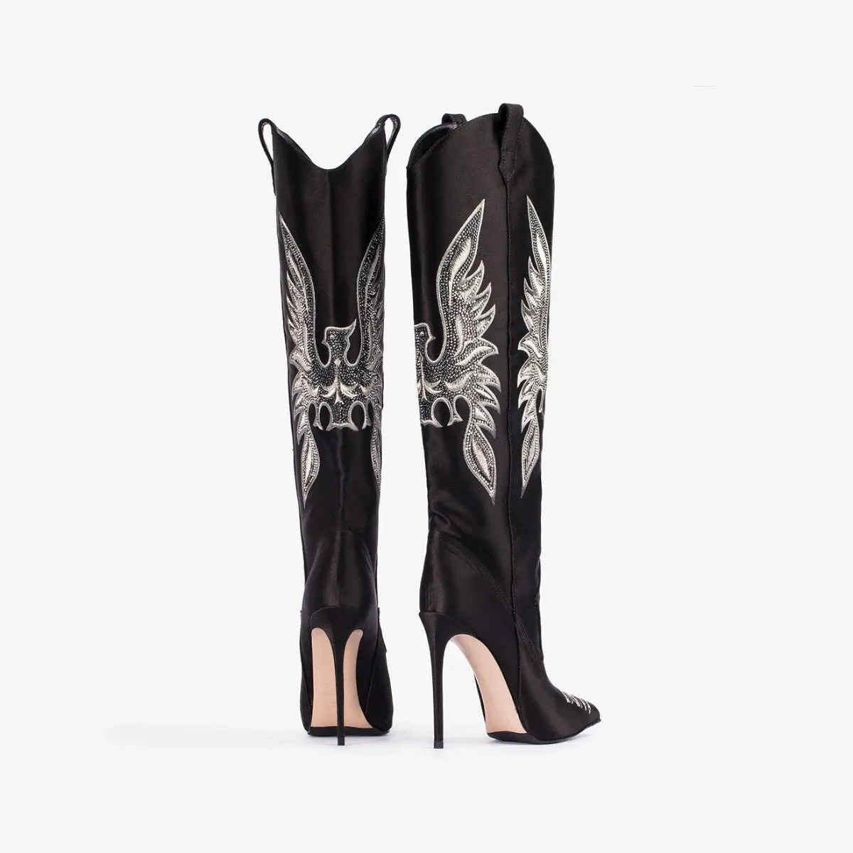 Denim Slim Fit High Heels