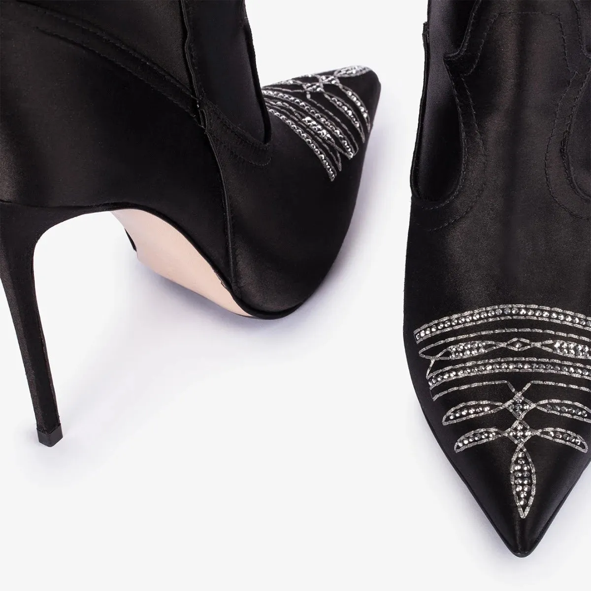Denim Slim Fit High Heels