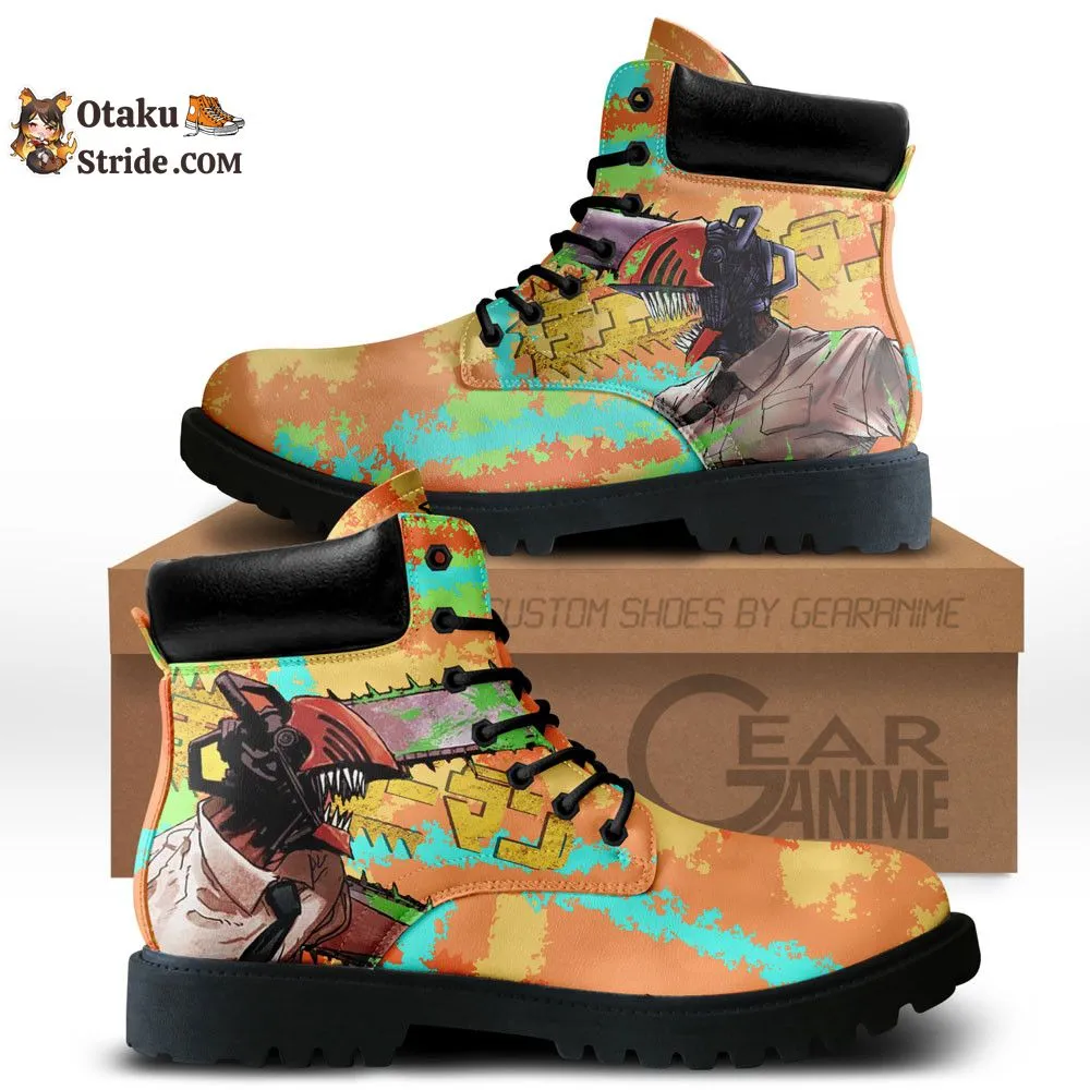 Denji Boots Anime Leather Casual