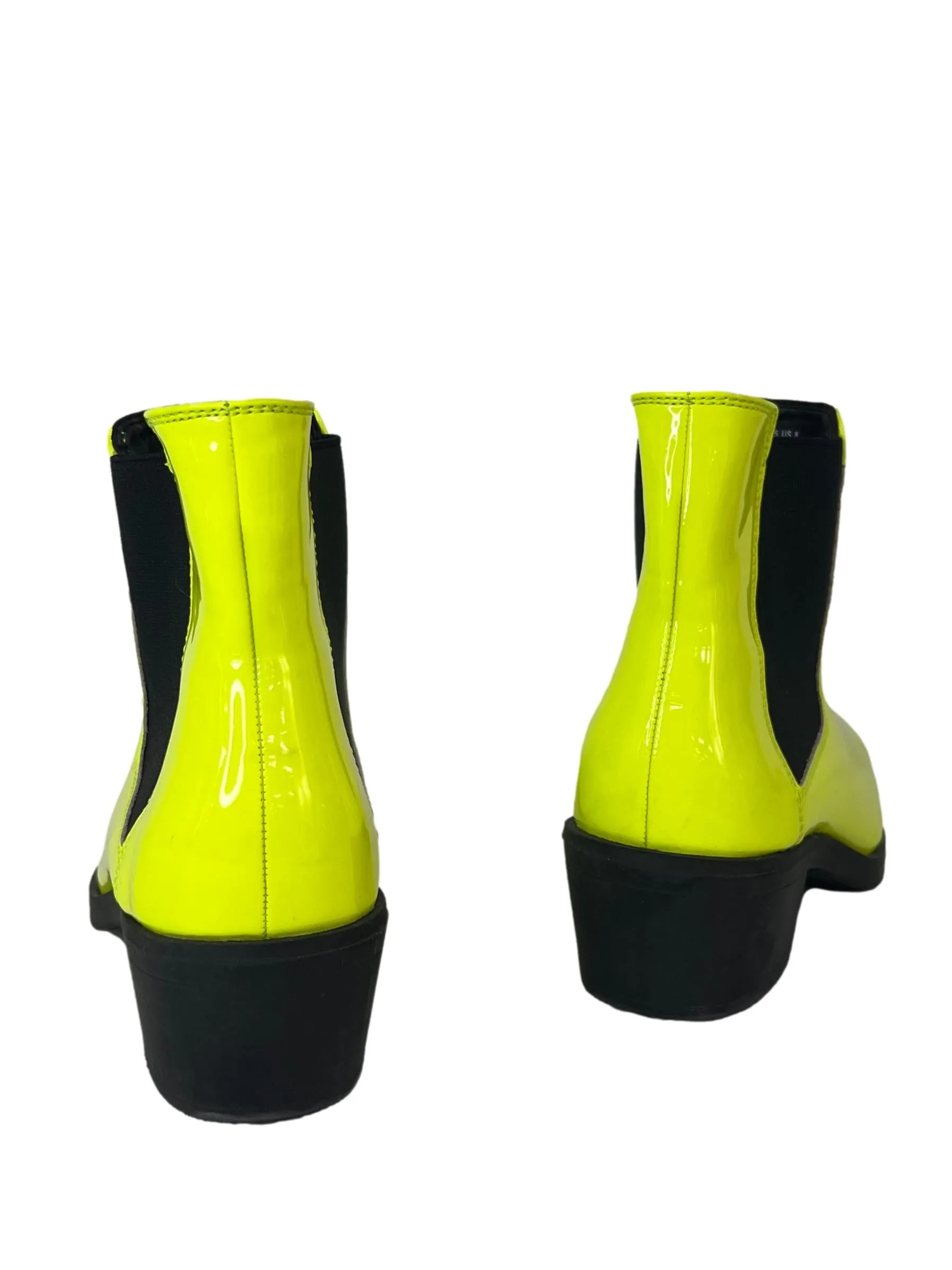 Electric Yellow Boots