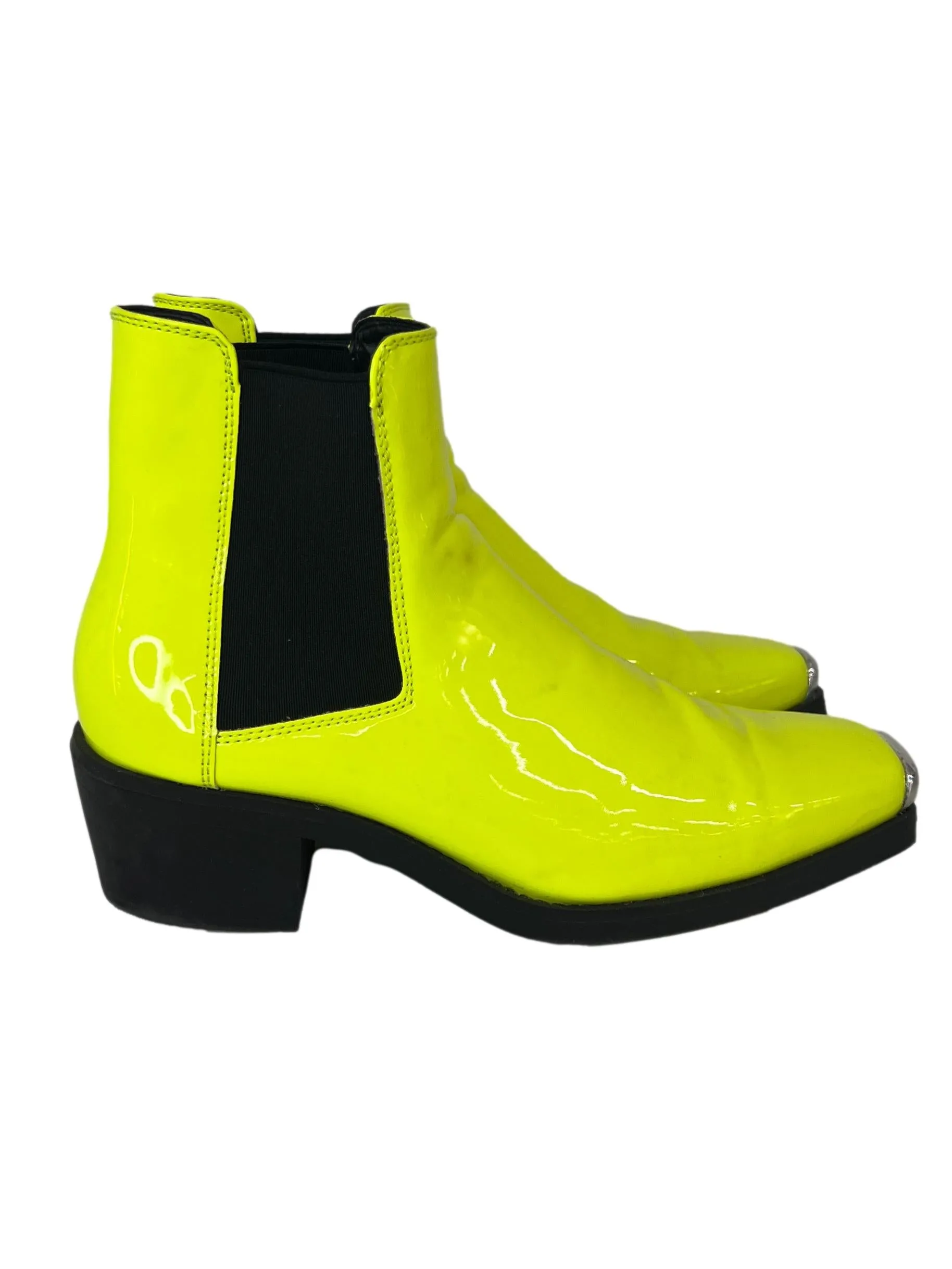 Electric Yellow Boots