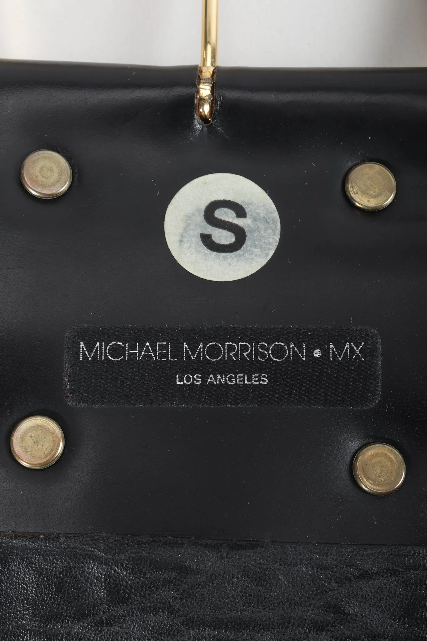 Extra-Wide Leather Stud Belt