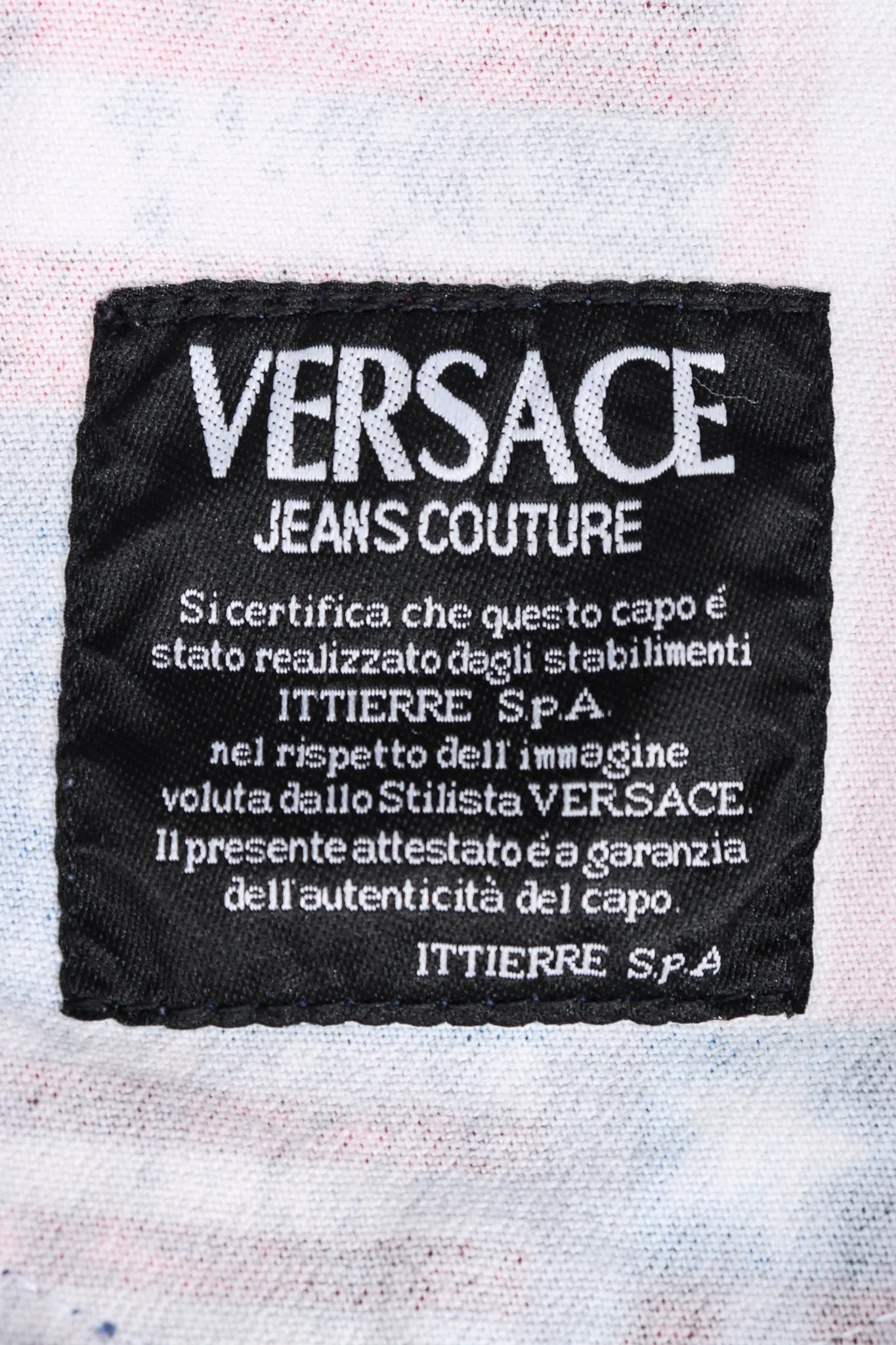 Flag Print Jean